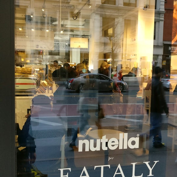 Photo taken at Nutella Bar at Eataly by Chi on 2/18/2017