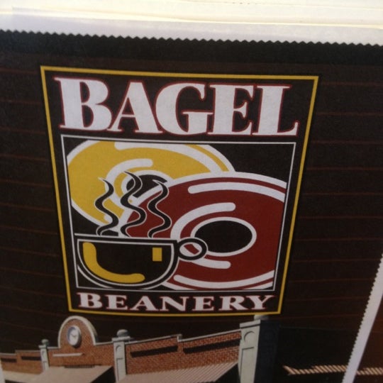 Photo taken at Bagel Beanery by Tiffany B. on 10/19/2012