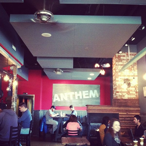 Photo taken at Anthem Coffee &amp; Tea by Rebecca L. on 3/22/2013