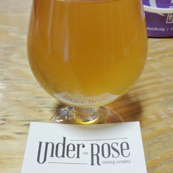 Photo taken at Under the Rose Brewing Company by Jim G. on 8/16/2015