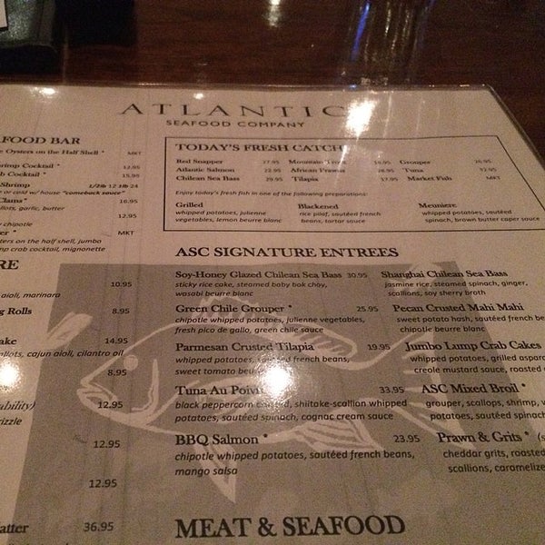 Das Foto wurde bei Atlantic Seafood Co. von Marquis M. am 5/29/2014 aufgenommen