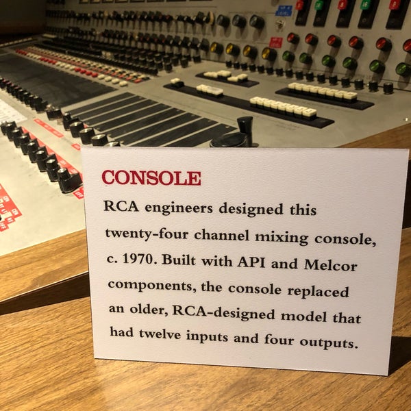 Photo prise au RCA Studio B par Murray S. le7/26/2019