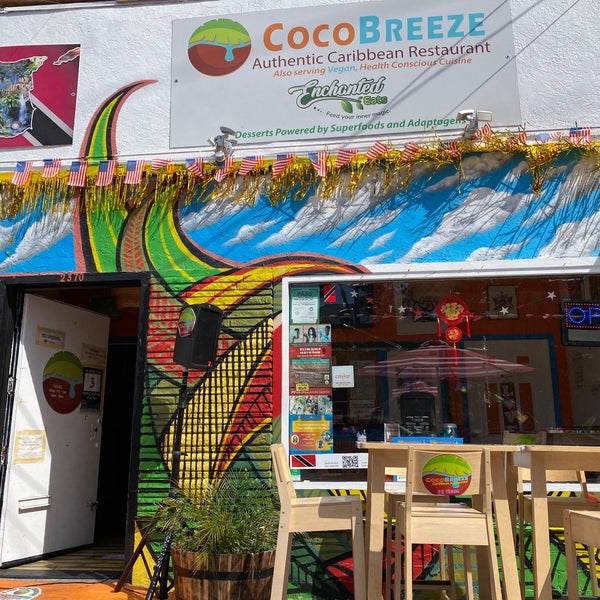 Photo taken at Cocobreeze Caribbean Restaurant and Bakery by Alex Y. on 7/3/2021