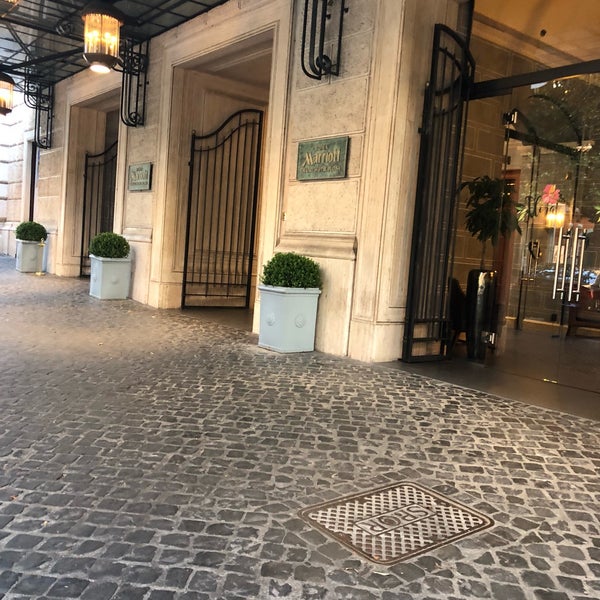 Photo taken at Rome Marriott Grand Hotel Flora by Gary K. on 6/26/2018
