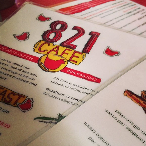 821 Cafe VCU Richmond, VA