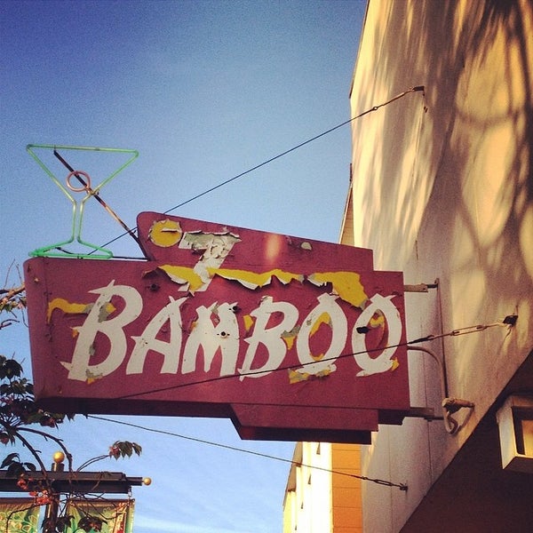 Photo taken at 7 Bamboo Lounge by joel d. on 4/9/2014