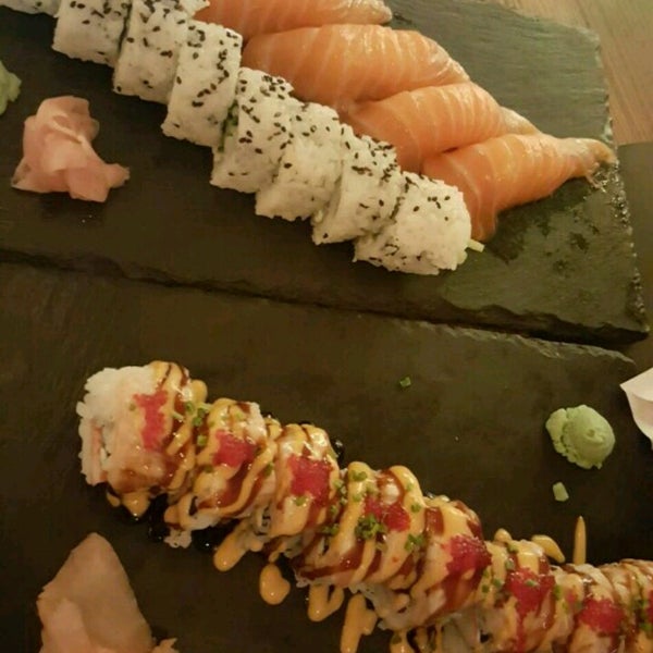 Photo taken at Hōmu Sushi Bar by Panagiota on 4/22/2017