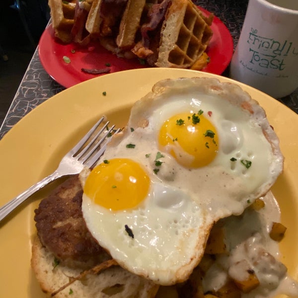 Great weekend brunch spot! We had the Chicken Waffles and Biscuits & Gravy and it was really great. Definitely sitting high on my recommended list for a Boston brunch spot.