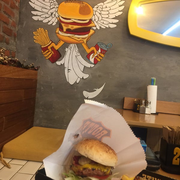 Photo taken at Route Burger House by Burçin on 7/26/2018