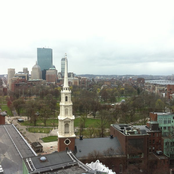 Photo taken at Hotel AKA Boston Common by Derek W. on 4/19/2013