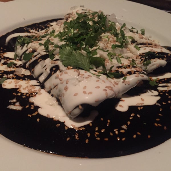 The mole enchiladas are a must-order - rich and complex
