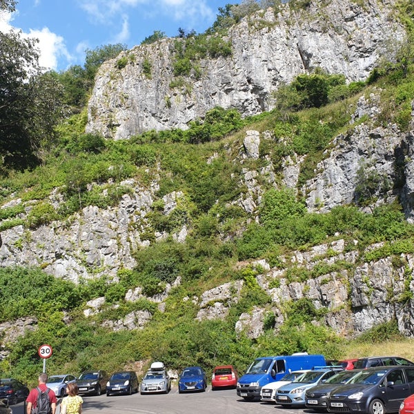 Photo taken at Cheddar Gorge &amp; Caves by Jonathan A. on 7/29/2019