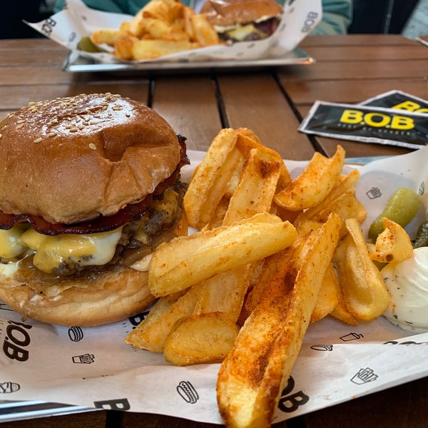 Photo taken at B.O.B Best of Burger by Özge A. on 2/28/2020