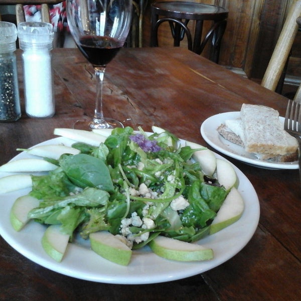 The pear and Gorgonzola salad was amazing. Beautiful and excellent!