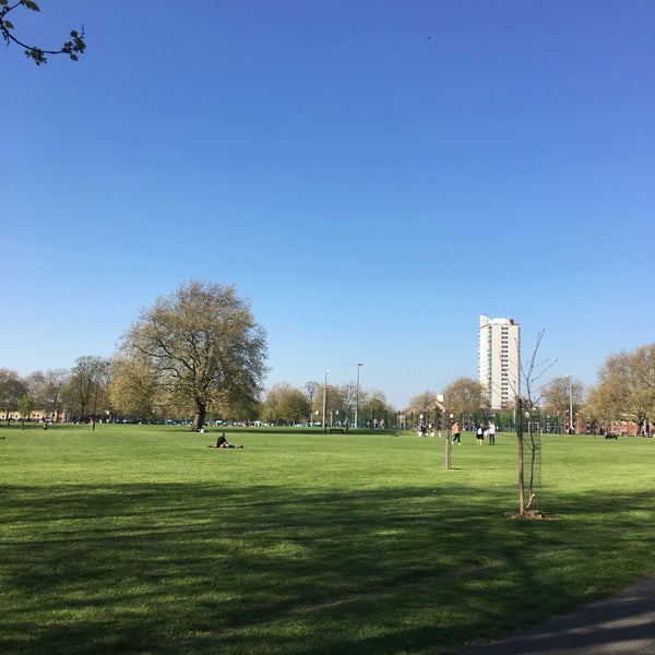 Photo taken at Hackney Downs by Conor P. on 4/8/2017