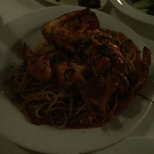 The lobster pasta here is delicious and the fish is very sweet and fresh