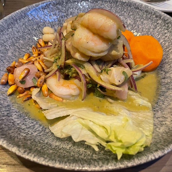 Me encanta este restaurante 🥰Love this restaurant 😁Everything was amazing from appetizers to main course.fav1. Chef’s signature ceviche (prepared mild per our request)2. Jalea
