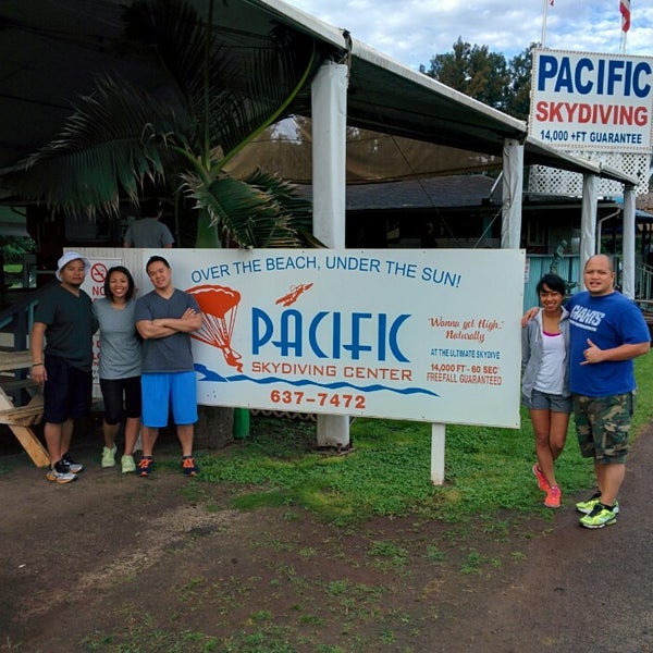 Photo taken at Pacific Skydiving Honolulu by Jonathan B. on 3/7/2014