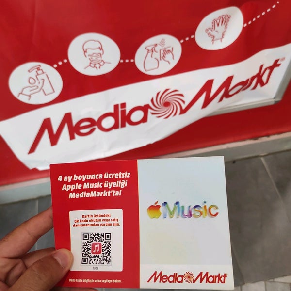 4 ay ücretsiz Apple Music üyeliği MediaMarkt'ta! – Hediye Kodu