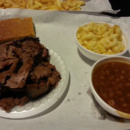 Solid pregame dining option just outside of the ballpark - although, I did expect a bit less grease on my brisket!