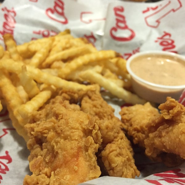 Photo taken at Raising Cane&#39;s Chicken Fingers by Tam G. on 12/1/2015