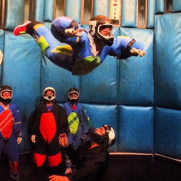 Photo taken at Vegas Indoor Skydiving by Ana Luiza M. on 3/1/2014