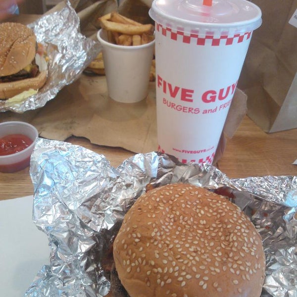 Photo taken at Five Guys by Michael T. on 6/14/2014