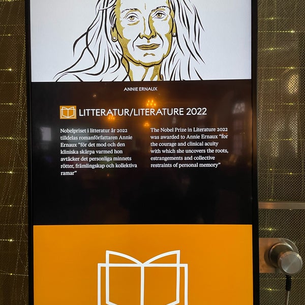 Снимок сделан в Nobel Museum пользователем Ed N. 4/22/2023