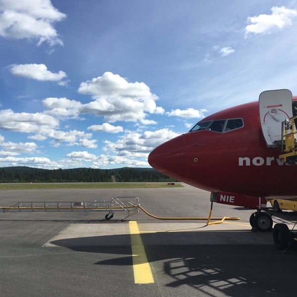 Photo taken at Kiruna Airport (KRN) by Filip M. on 8/8/2018