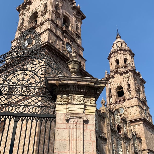 Photo taken at Catedral de Morelia by Mark J. on 5/29/2021