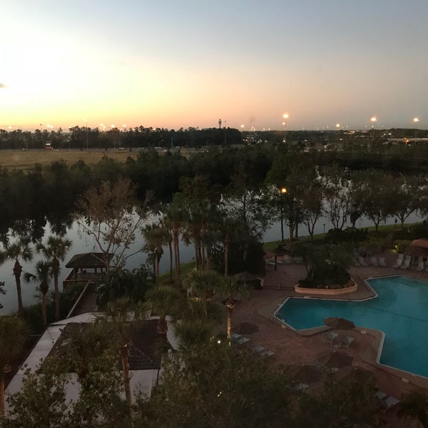 Photo taken at Marriott Orlando Airport Lakeside by Gonçal B. on 11/2/2017