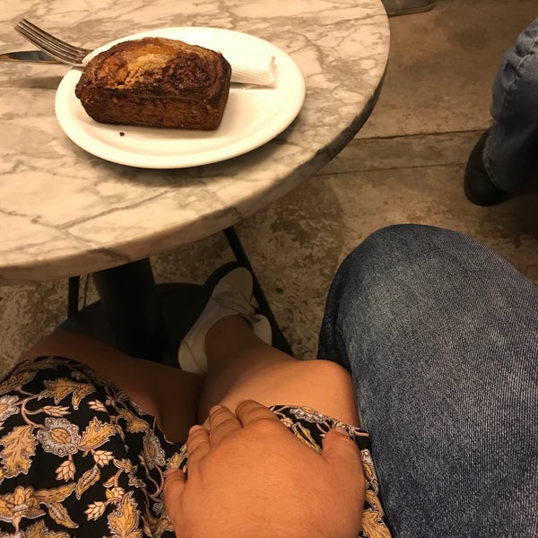 Photo taken at Qūentin Café by Brenda B. on 5/26/2019