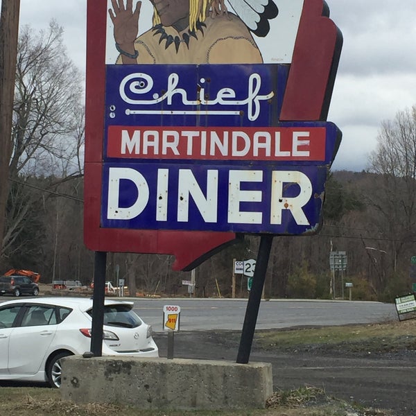 Photo taken at Martindale Chief Diner by Andrea H. on 4/17/2015