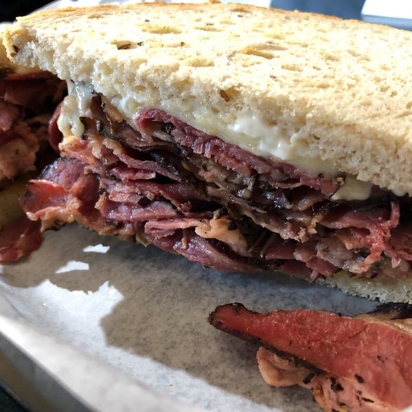 The best thing is the hot pastrami sandwich. It’s not nearly as good as deli board but it’s cheaper