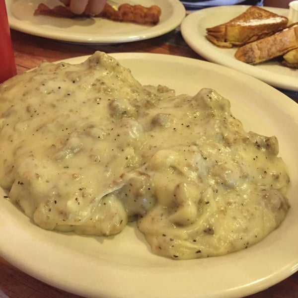Everything is delicious. Only get a half order of the biscuit and gravy!!! It's huge!