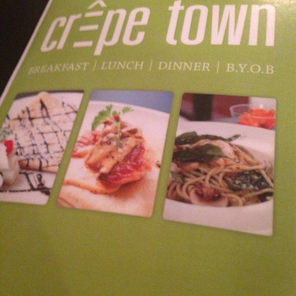 Photo taken at Crepe Town by Thaphat ผ. on 9/4/2014