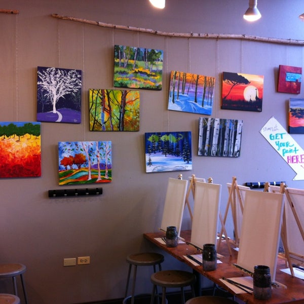 Photo taken at Sipping N&#39; Painting by Savanna K. on 12/22/2012