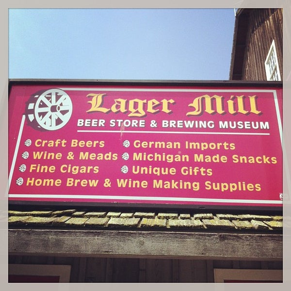 Photo taken at Lager Mill Beer Store &amp; Brewing Museum by Stephen J. on 5/18/2013