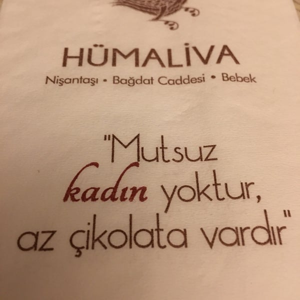 Foto tirada no(a) Hümaliva Çikolata &amp; Kahve por Tülay K. em 10/29/2021