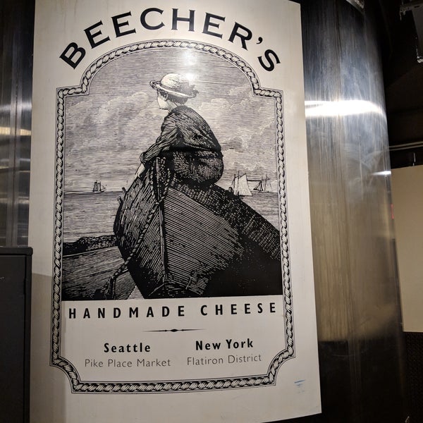 Photo taken at Beecher&#39;s Handmade Cheese by Jaber M. on 11/9/2018