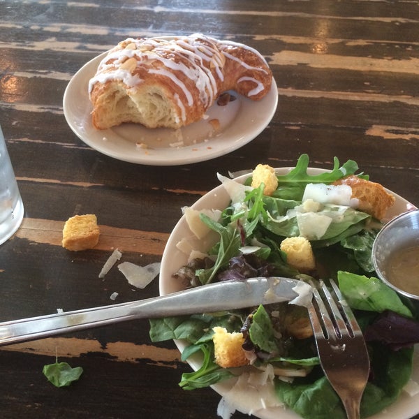 Awesome pastries. Salads are small but good if your looking for something simple w. Pastry