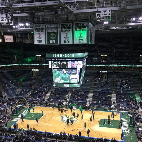 Снимок сделан в BMO Harris Bradley Center пользователем Brent R. 3/21/2018