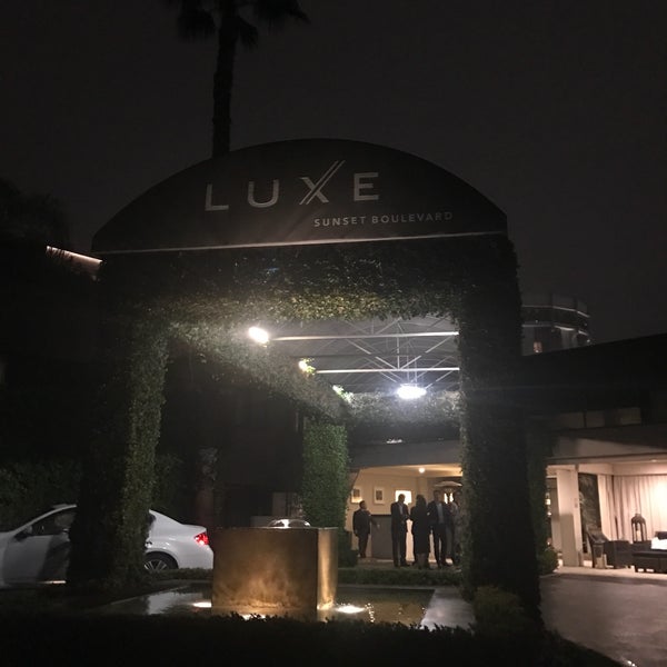 Photo taken at Luxe Sunset Boulevard Hotel by Gregory G. on 2/8/2017