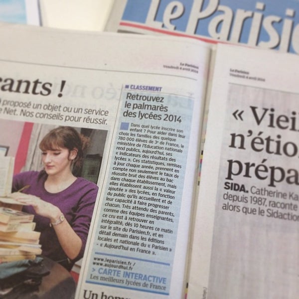 Photo prise au Le Parisien - Aujourd&#39;hui en France par gabriel j. le4/4/2014
