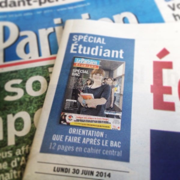 Снимок сделан в Le Parisien - Aujourd&#39;hui en France пользователем gabriel j. 6/30/2014