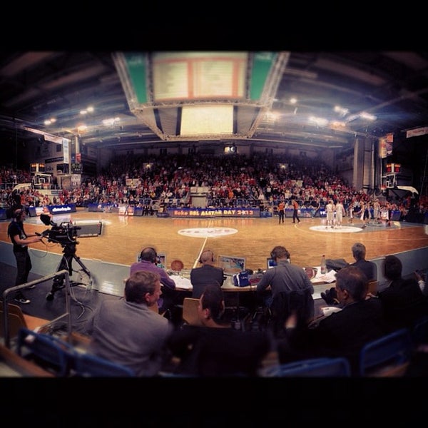 Photo taken at brose Arena by Stephan A. on 10/1/2012