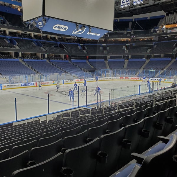 Photo taken at Amalie Arena by Mark P. on 1/24/2023