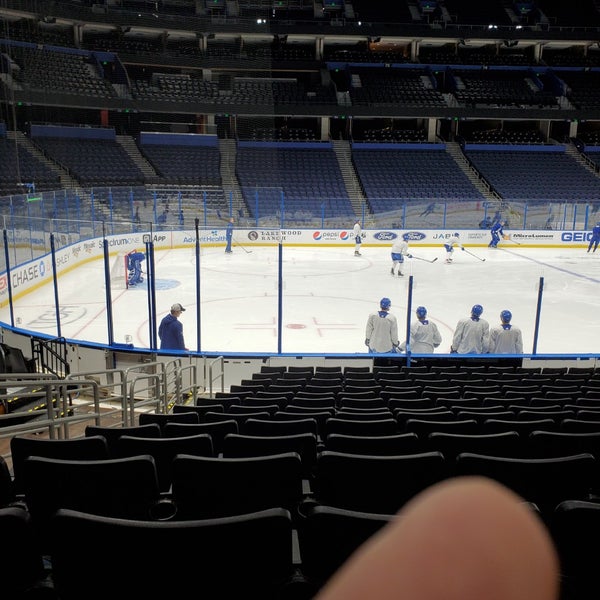 Photo taken at Amalie Arena by Mark P. on 1/24/2023