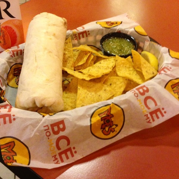 Photo taken at Moe&#39;s by ♥ Elena E. on 6/14/2013
