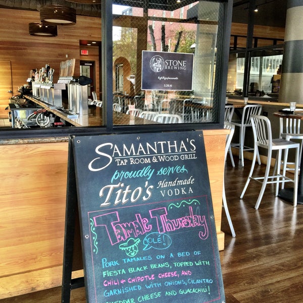 Samantha's tap room & wood grill top